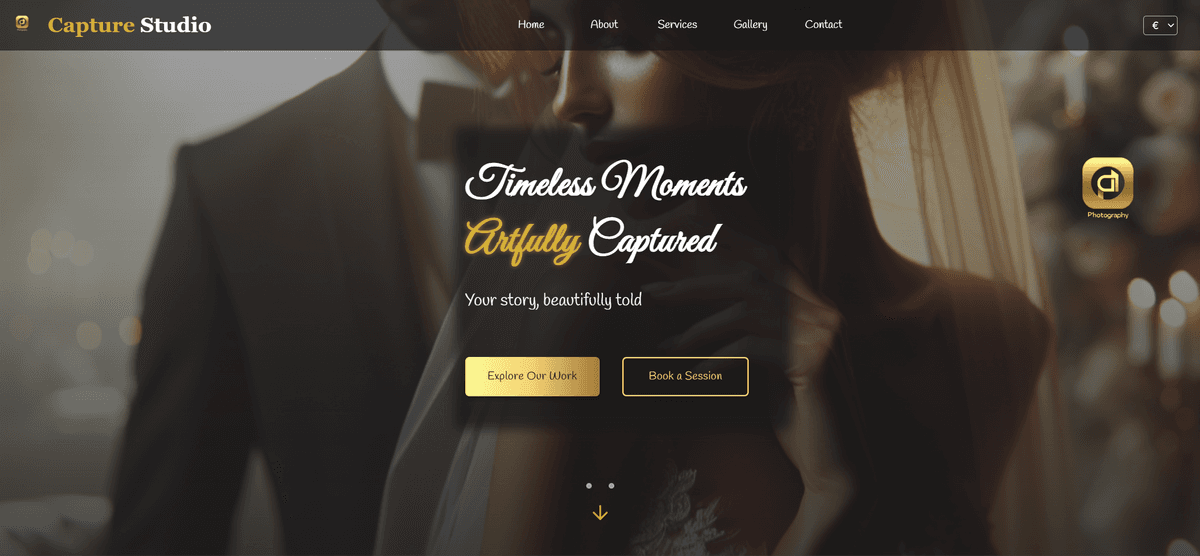Capture Studio Homepage