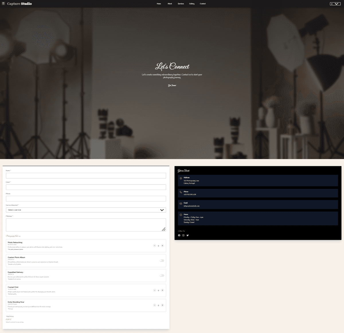 Contact Page