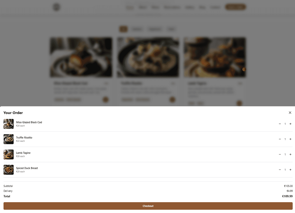 E-commerce Cart