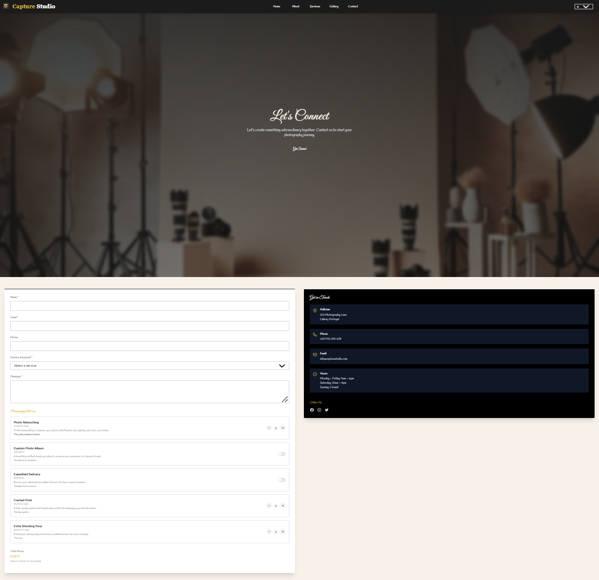 Contact Page